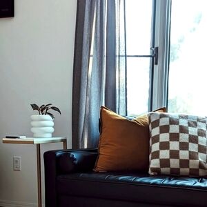 Light Grey Long Curtains